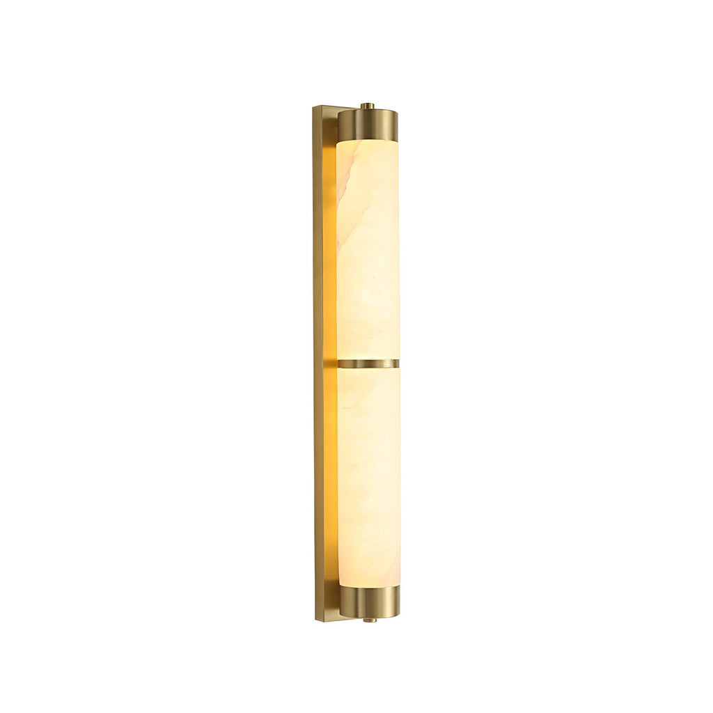 Настінний світильник Cylindra Alabaster Brass