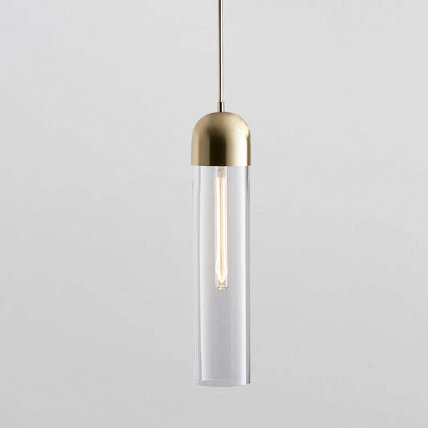 Cylindrical Glass Pendant Light - Vakkerlight