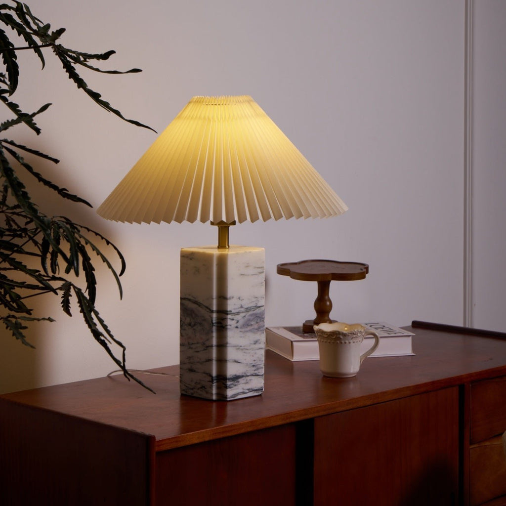 Bianca Marble Table Lamp