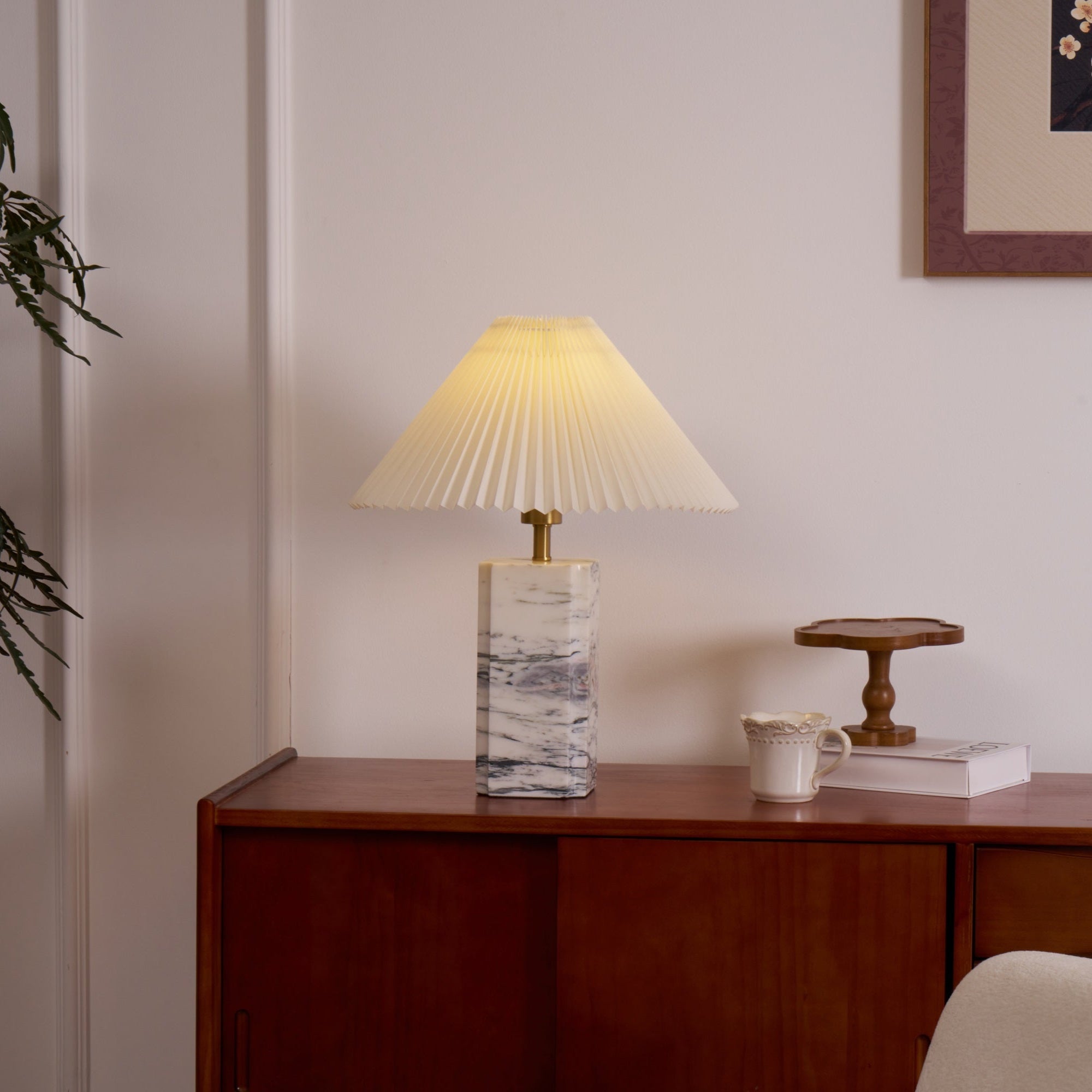 Bianca Marble Table Lamp