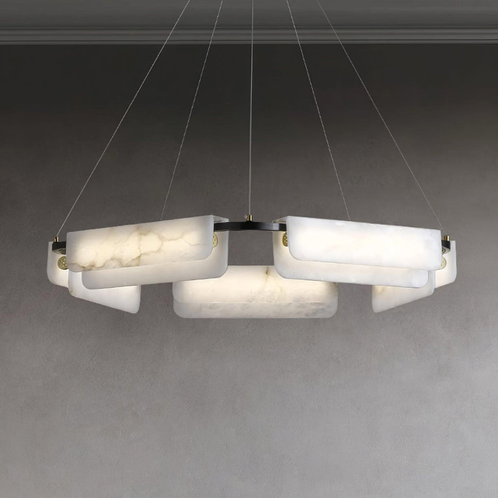 Delia Alabaster Chandelier - DEPRIMO