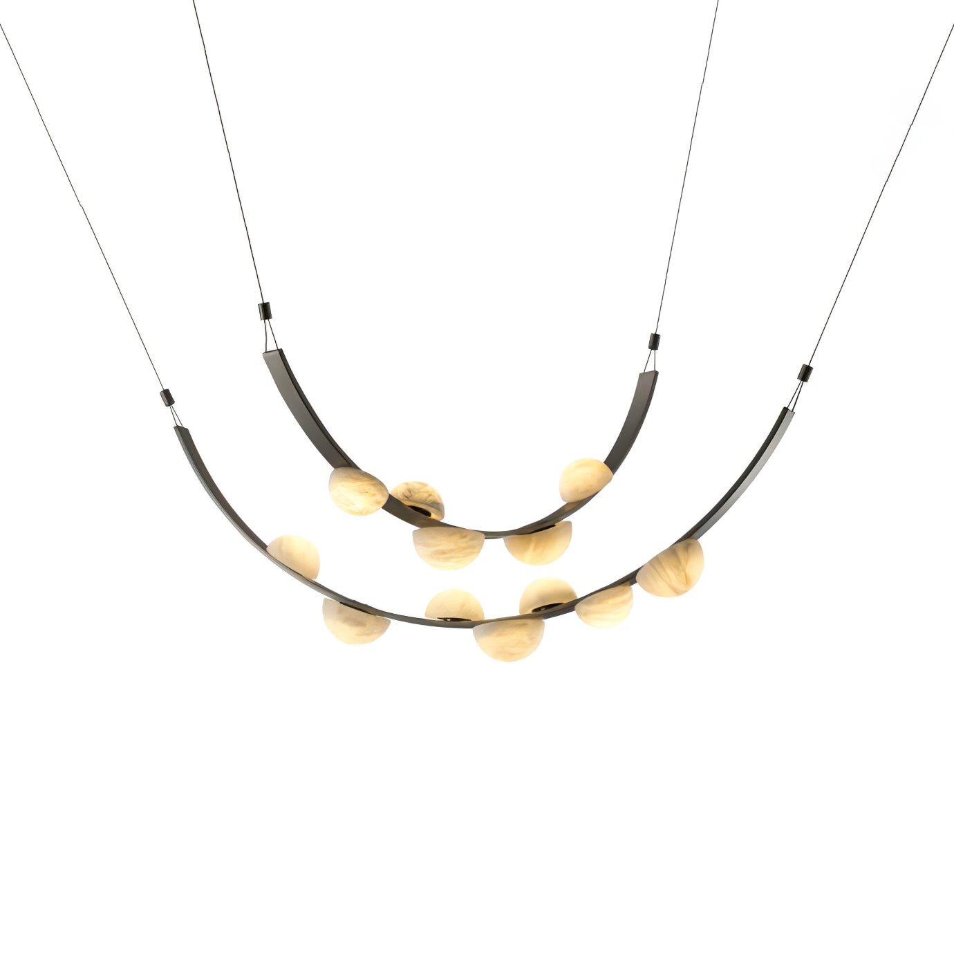 Dew Drops Alabaster Chandelier - DEPRIMO