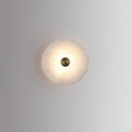 Disc Shaped Alabaster Wall Light - DEPRIMO