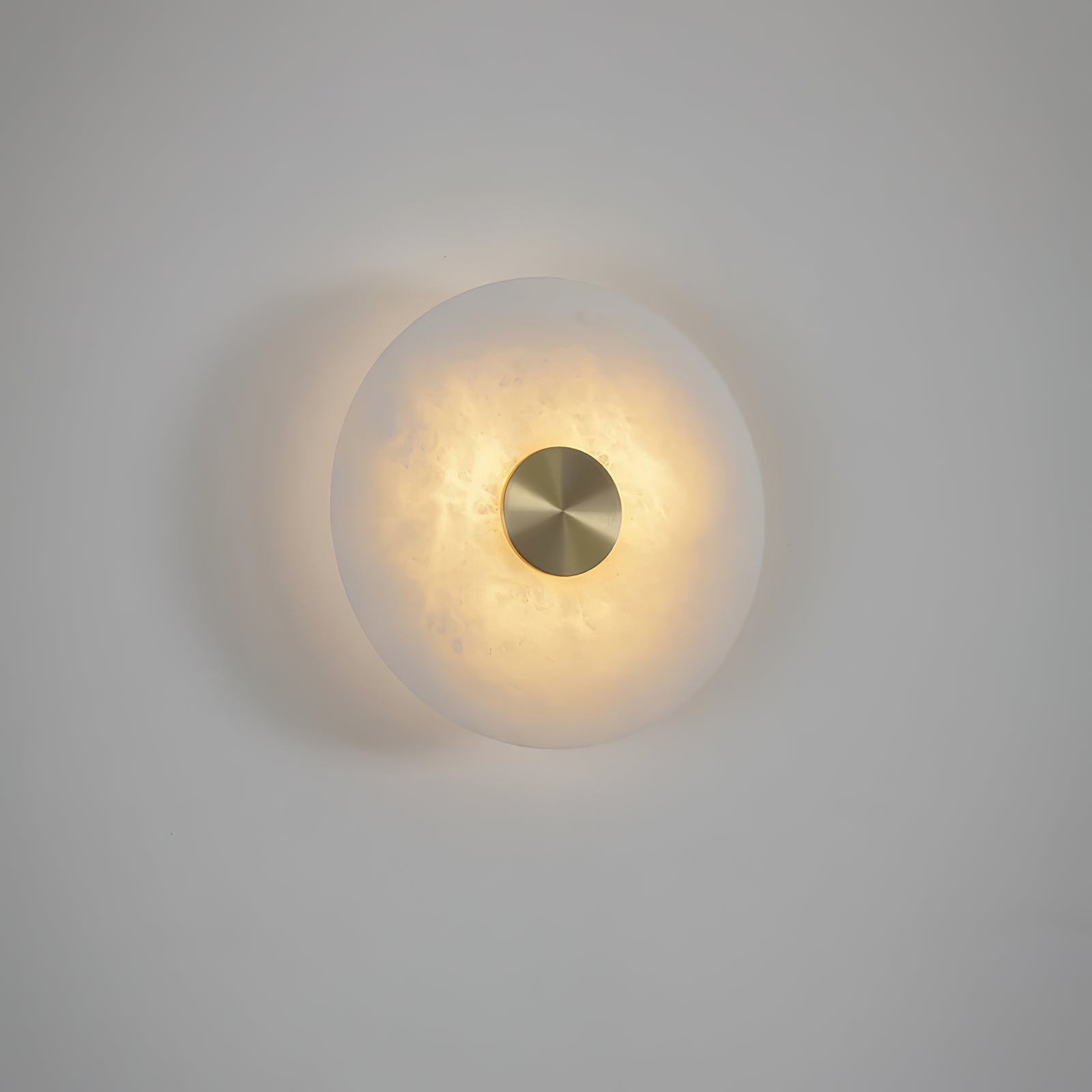 Disc Shaped Alabaster Wall Light - DEPRIMO