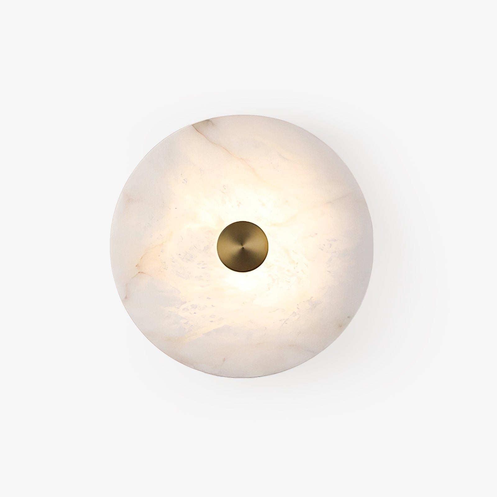 Disc Shaped Alabaster Wall Light - DEPRIMO