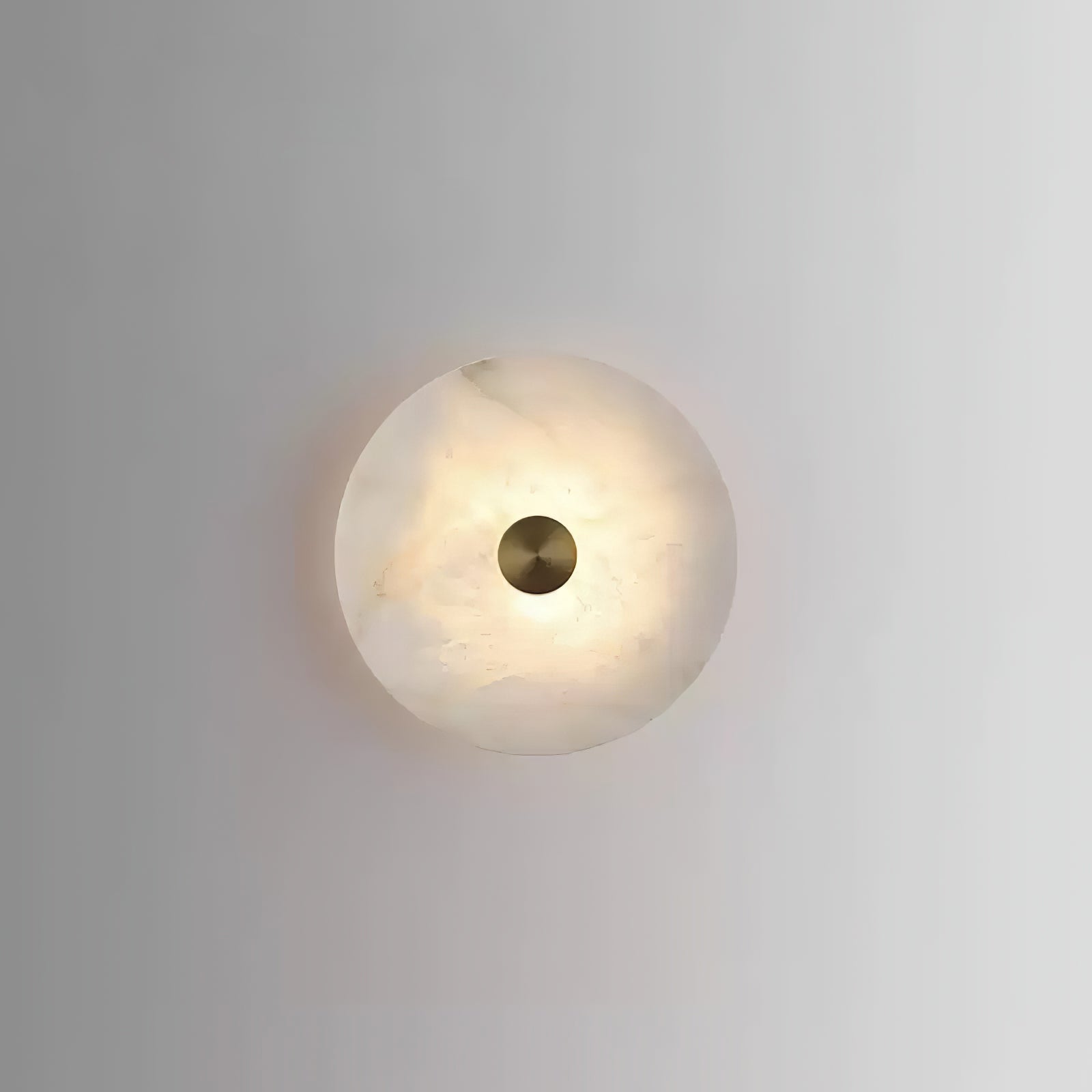 Disc Shaped Alabaster Wall Light - DEPRIMO