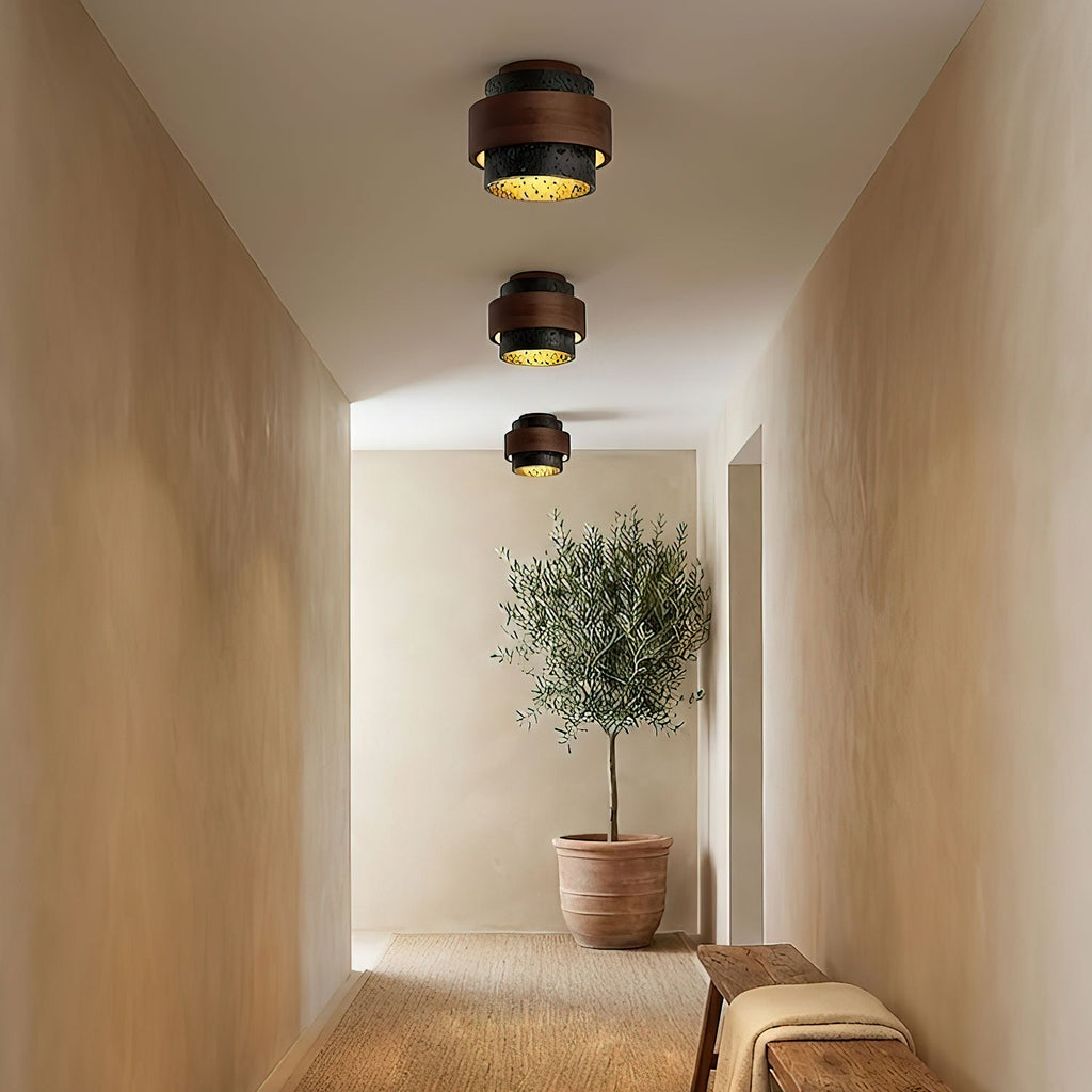Ebony Ceiling Light