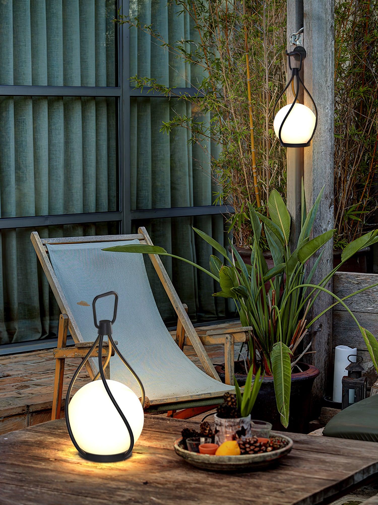 Eclisse Orb Lantern Rechargeable Table lamp