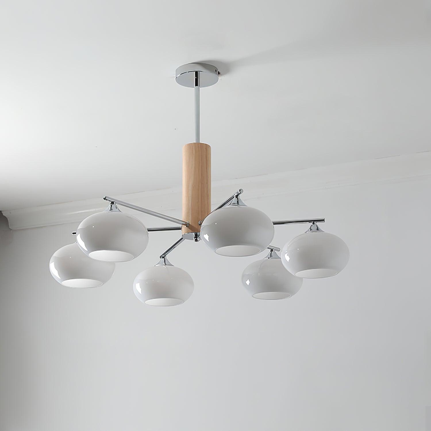 Elliptical Persimmon Chandelier - DEPRIMO