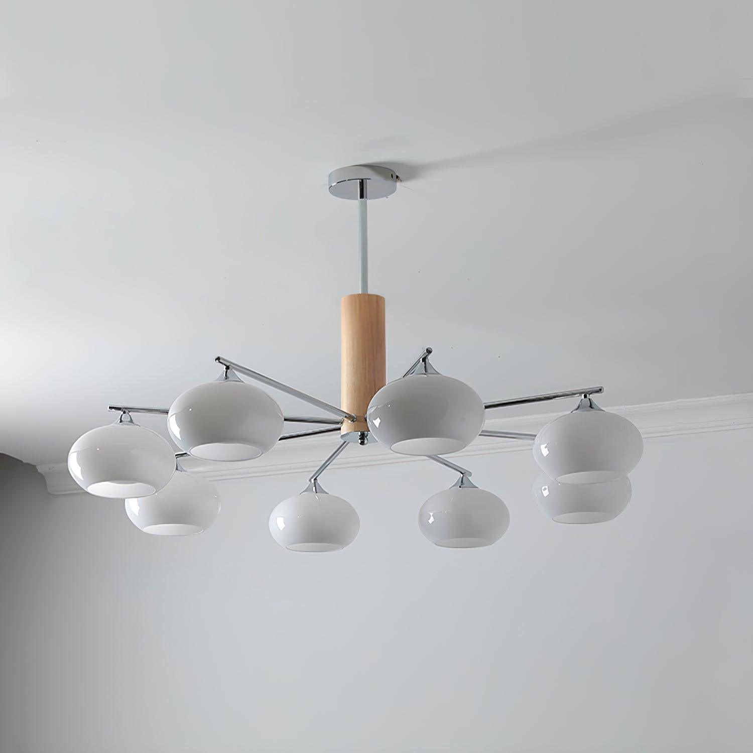 Elliptical Persimmon Chandelier - DEPRIMO