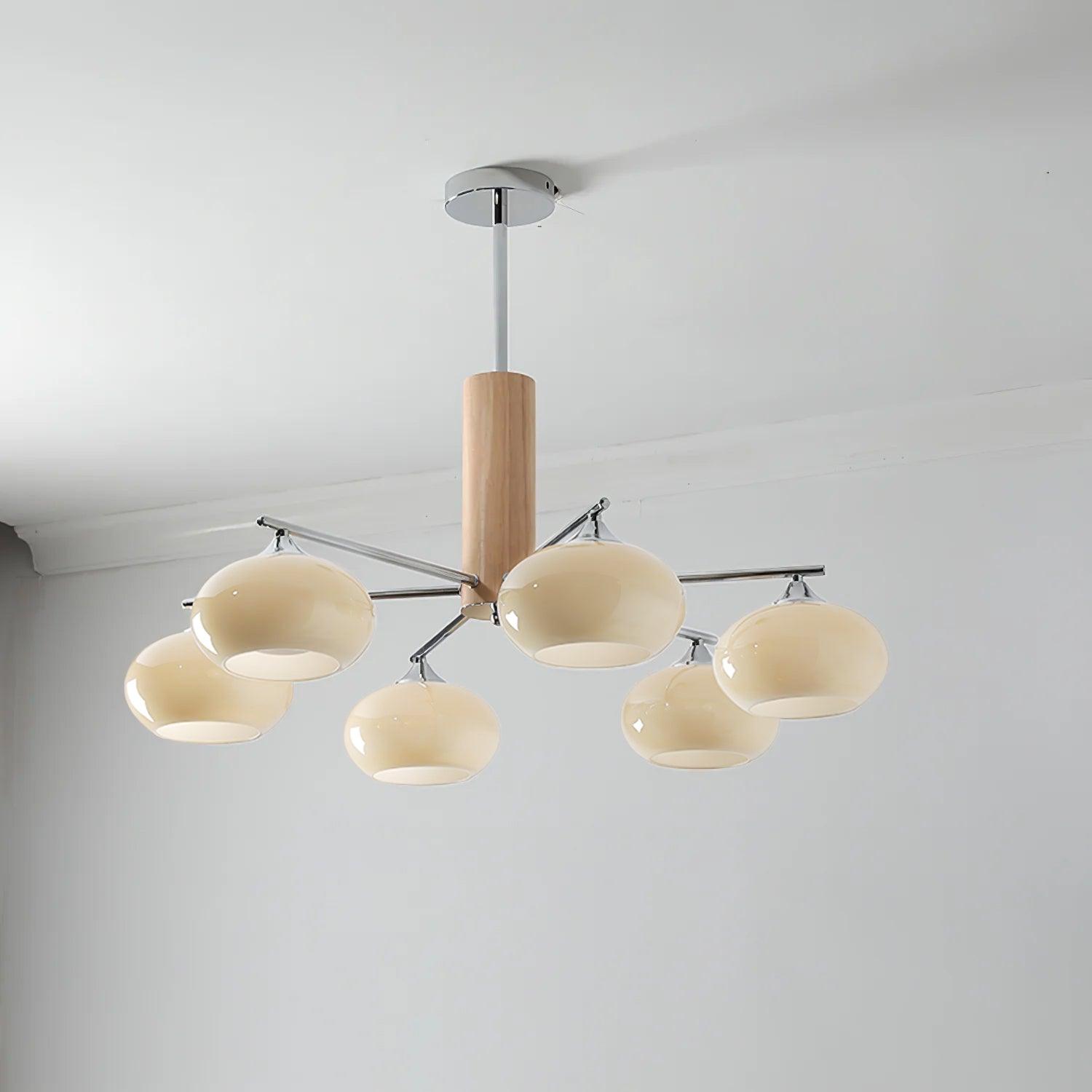 Elliptical Persimmon Chandelier - DEPRIMO