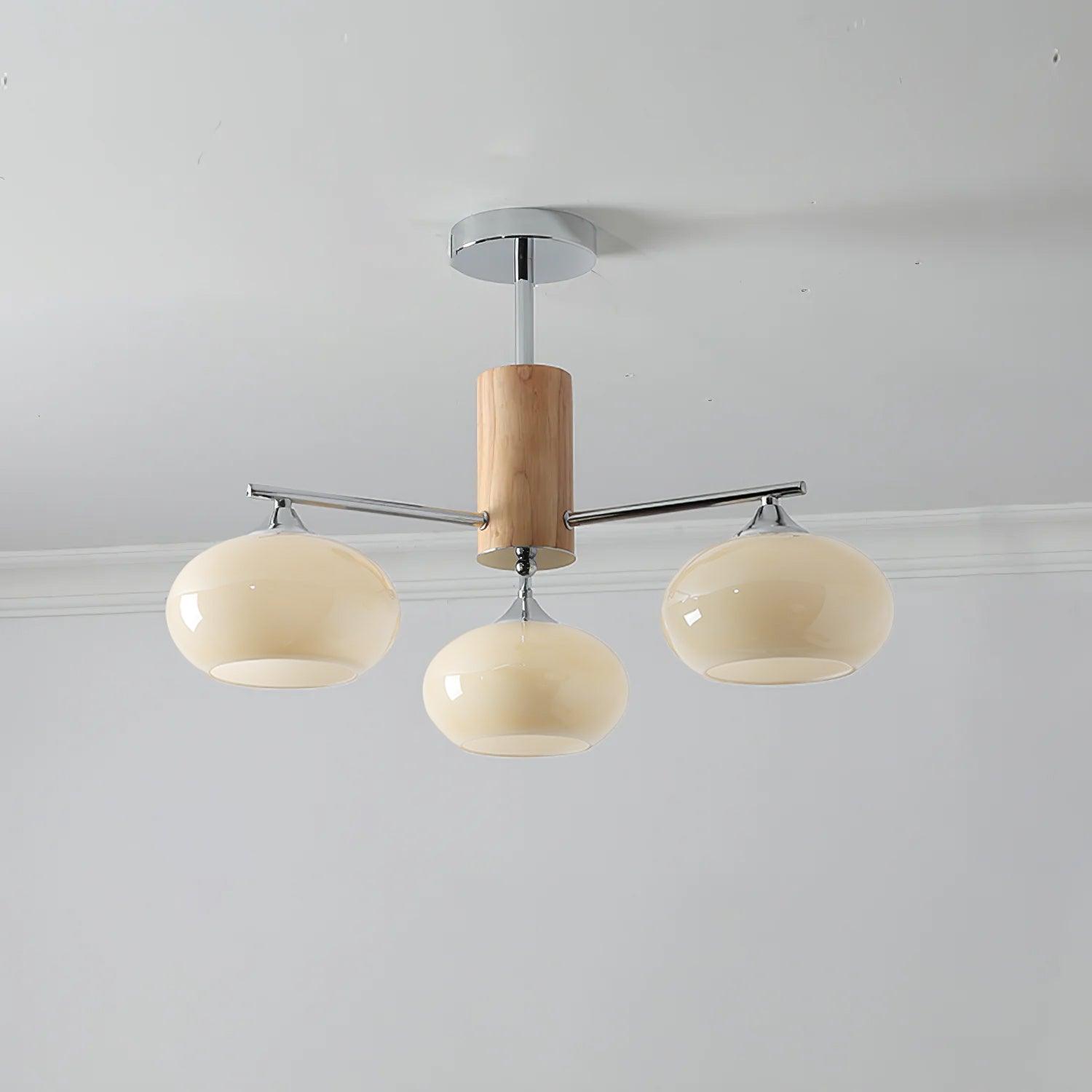 Elliptical Persimmon Chandelier - DEPRIMO