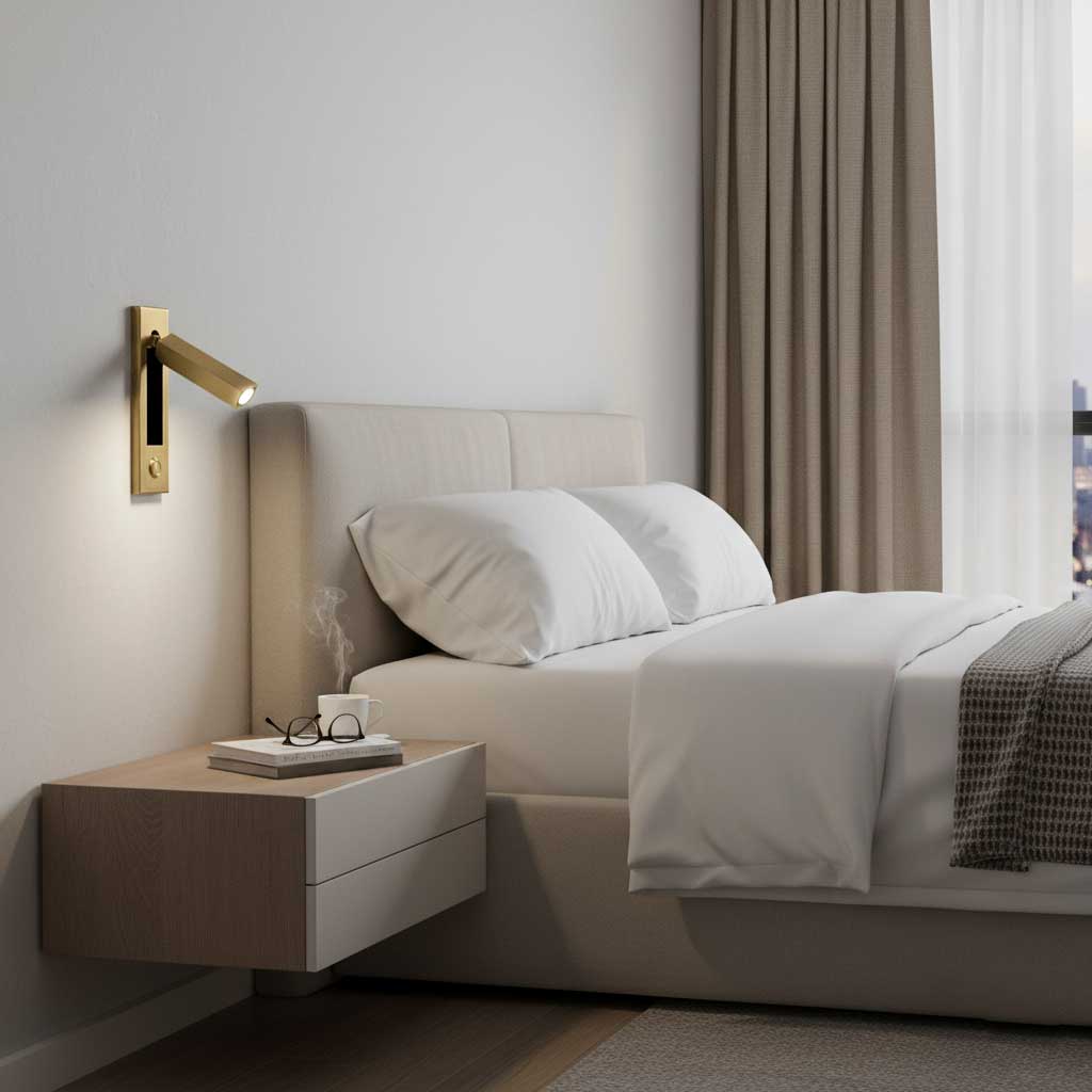 Вбудований приліжковий світильник