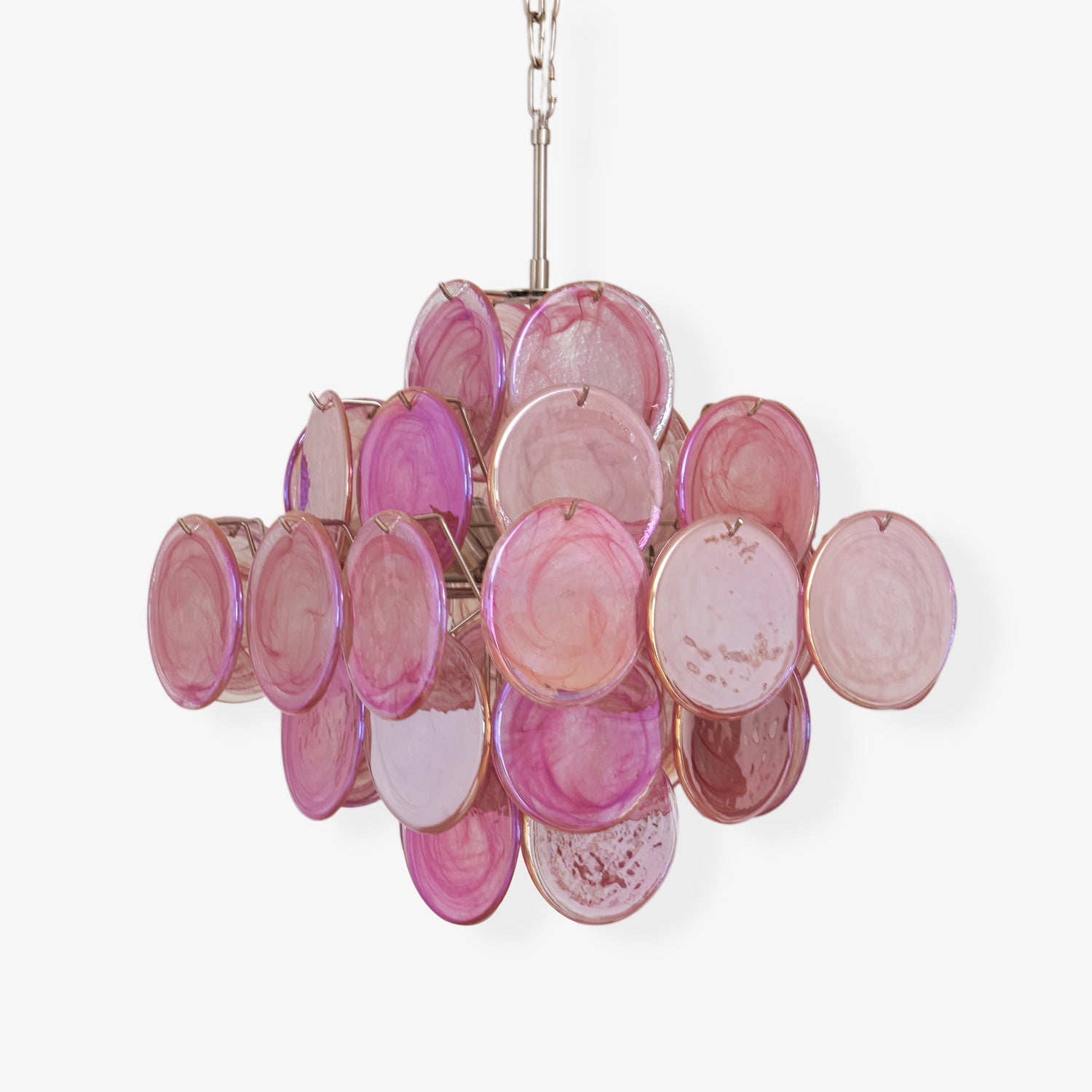 Люстра Aurelia Pink з муранського скла
