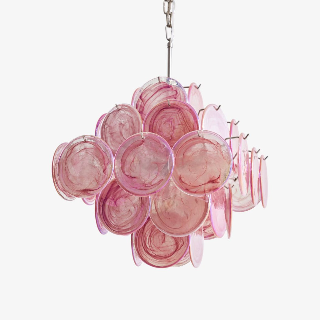 Люстра Aurelia Pink з муранського скла