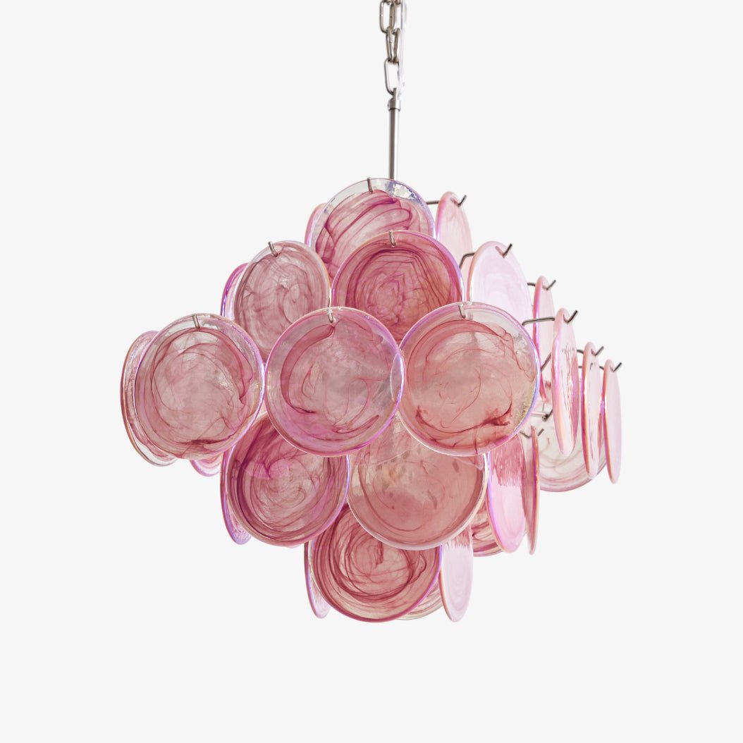 Люстра Aurelia Pink з муранського скла