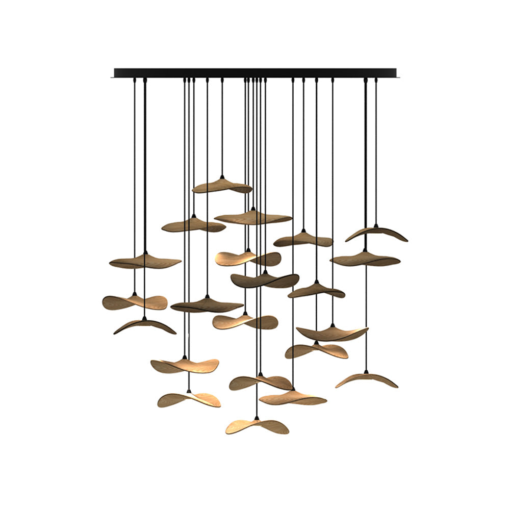 Empty Leaf Chandelier - DEPRIMO