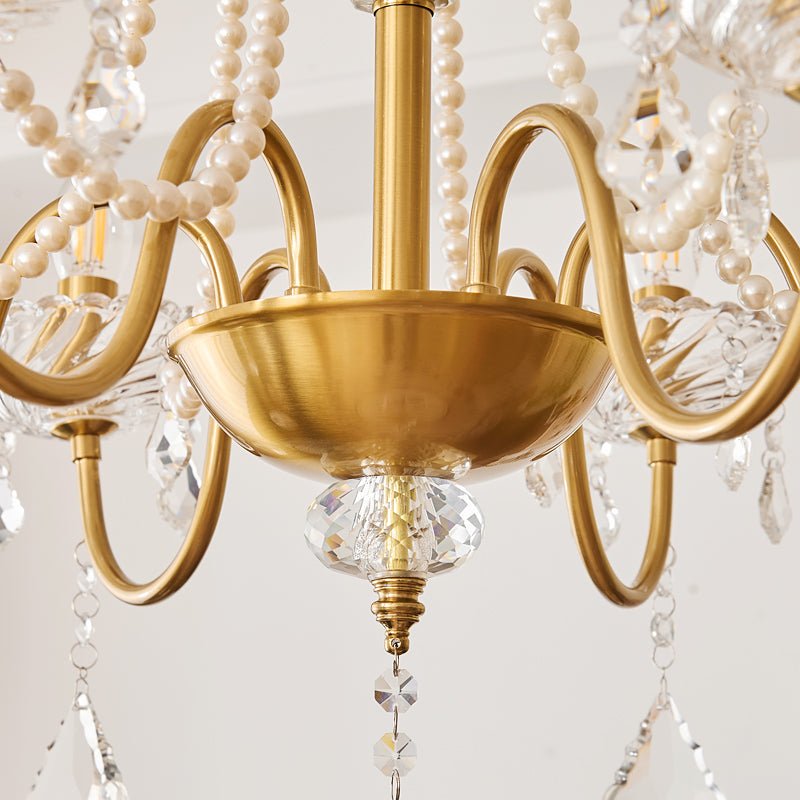 Люстра Evaria Crystal Pearl