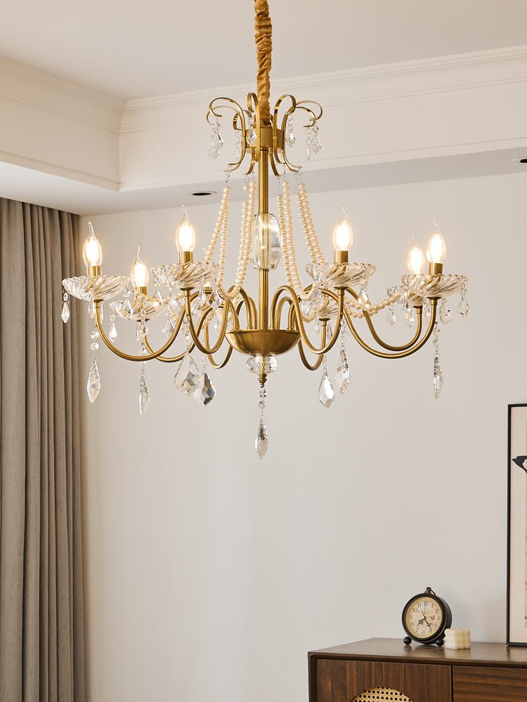 Люстра Evaria Crystal Pearl