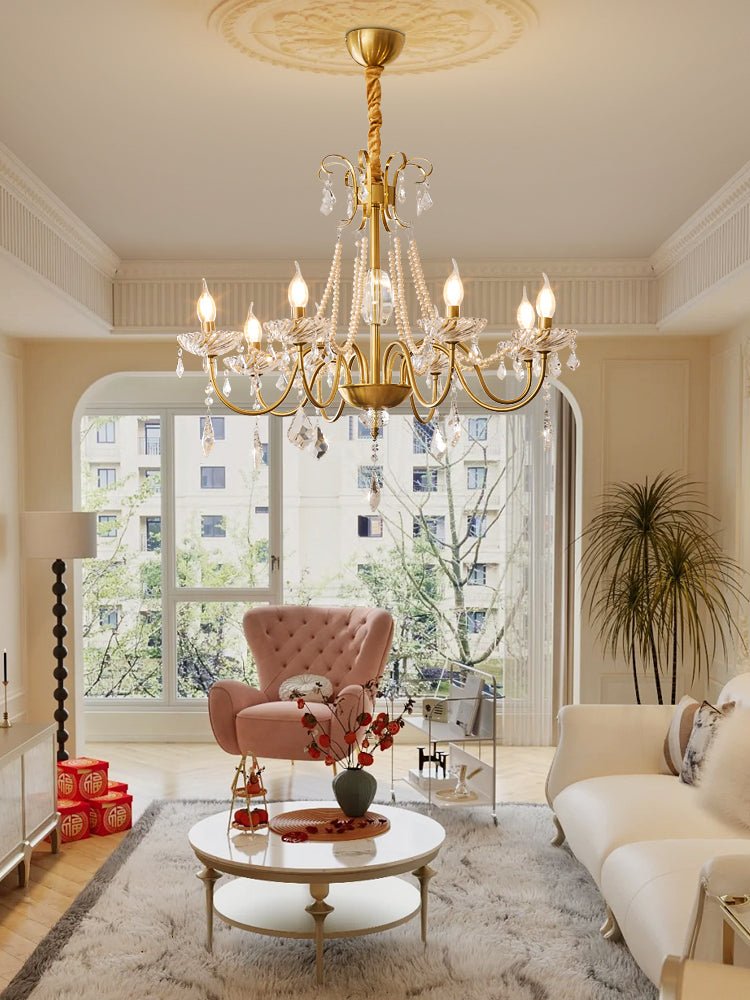 Люстра Evaria Crystal Pearl