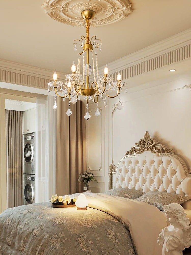 Люстра Evaria Crystal Pearl