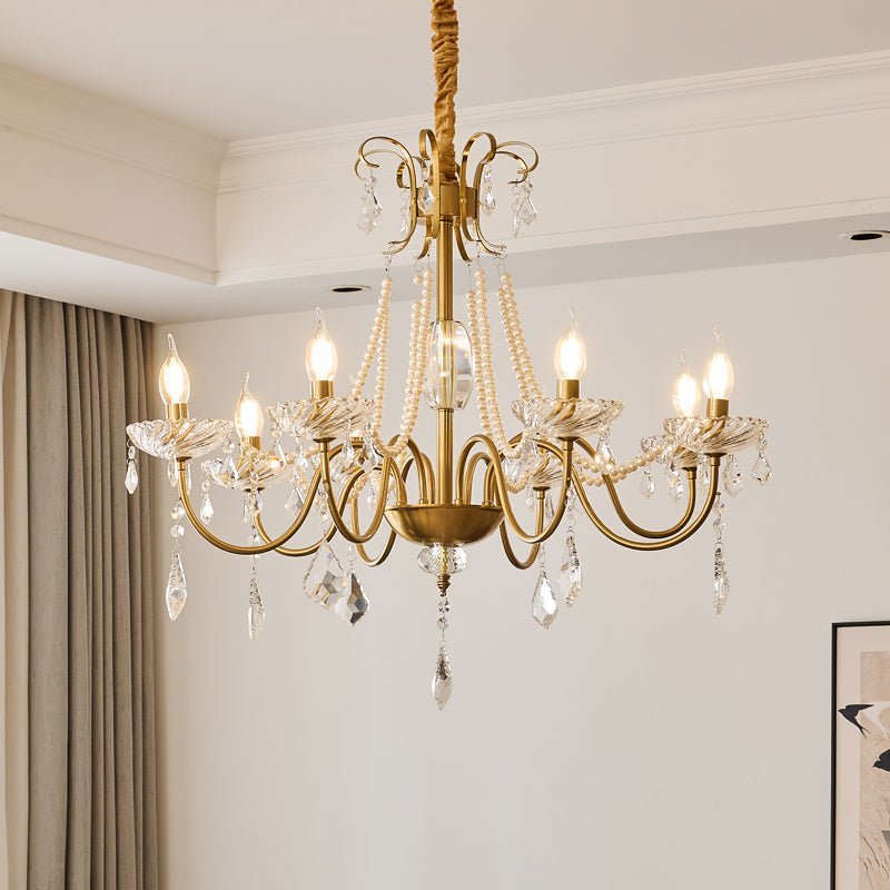 Люстра Evaria Crystal Pearl