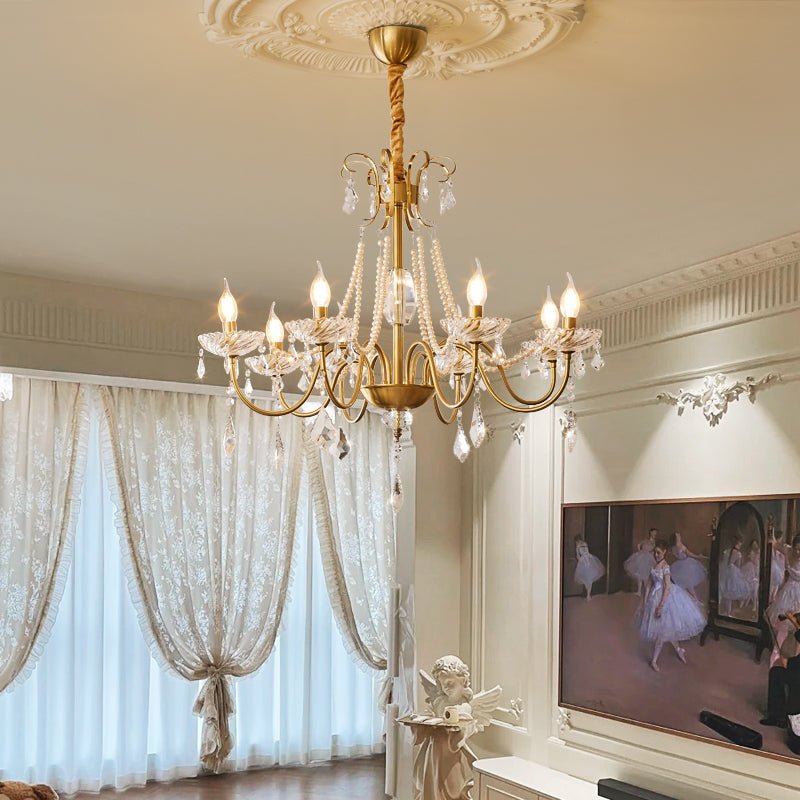 Люстра Evaria Crystal Pearl