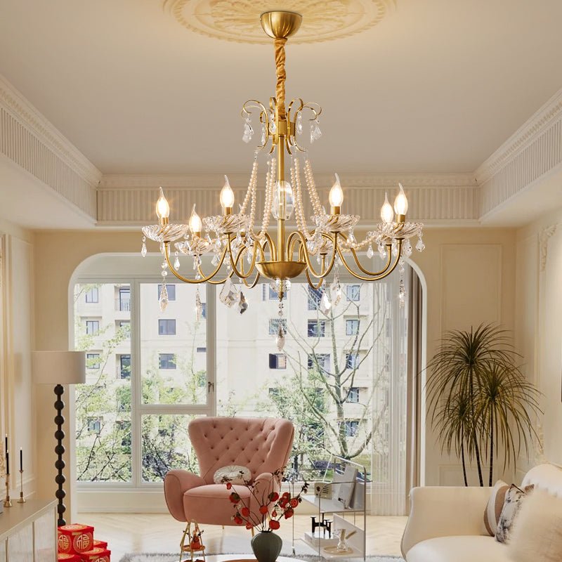 Люстра Evaria Crystal Pearl