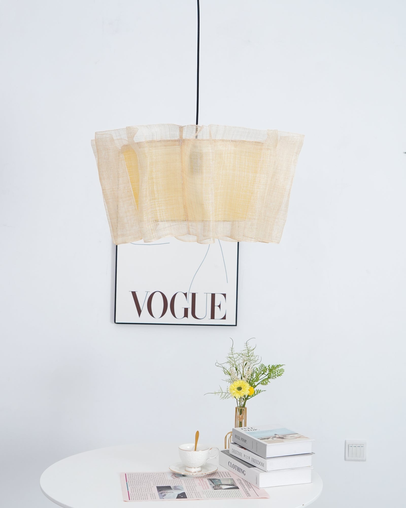 Flaxen Weave Pendant Lamp