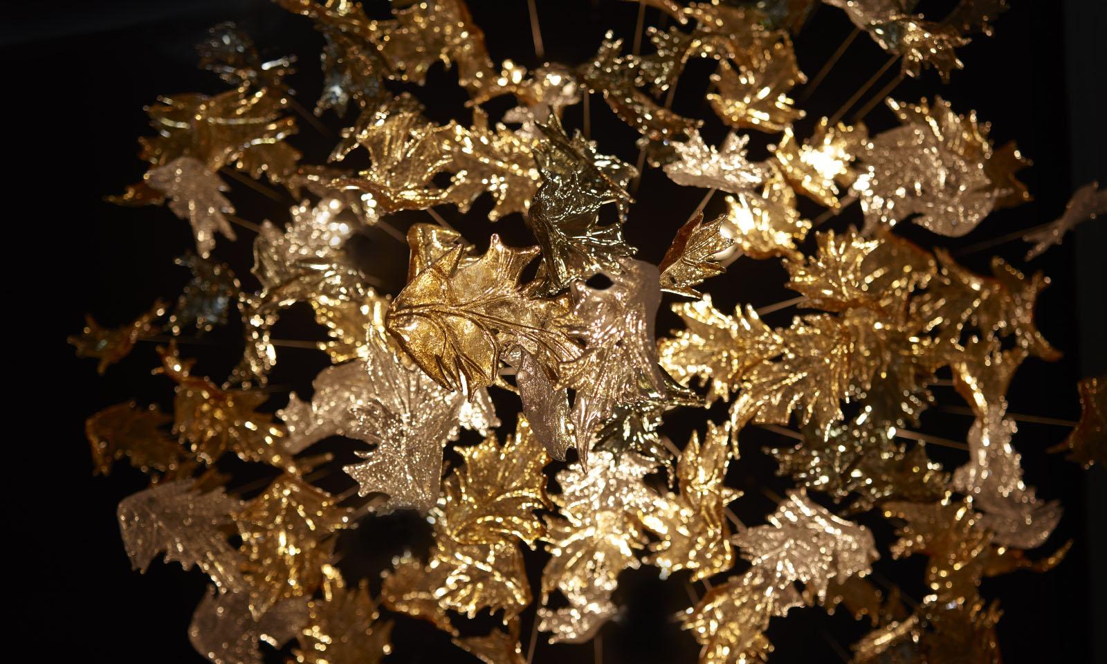 Flying Leaves Chandelier