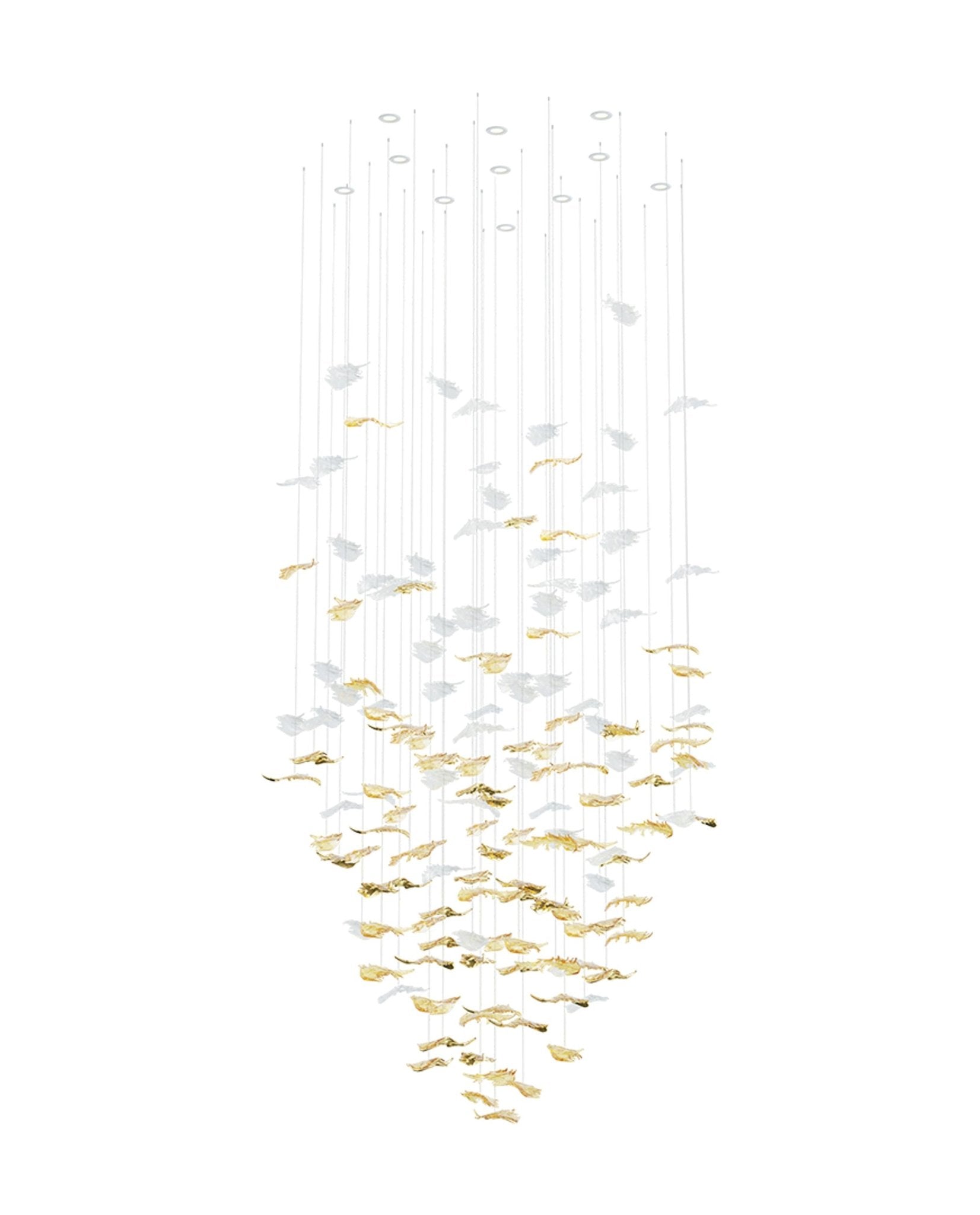 Flying Leaves Chandelier - Vakkerlight
