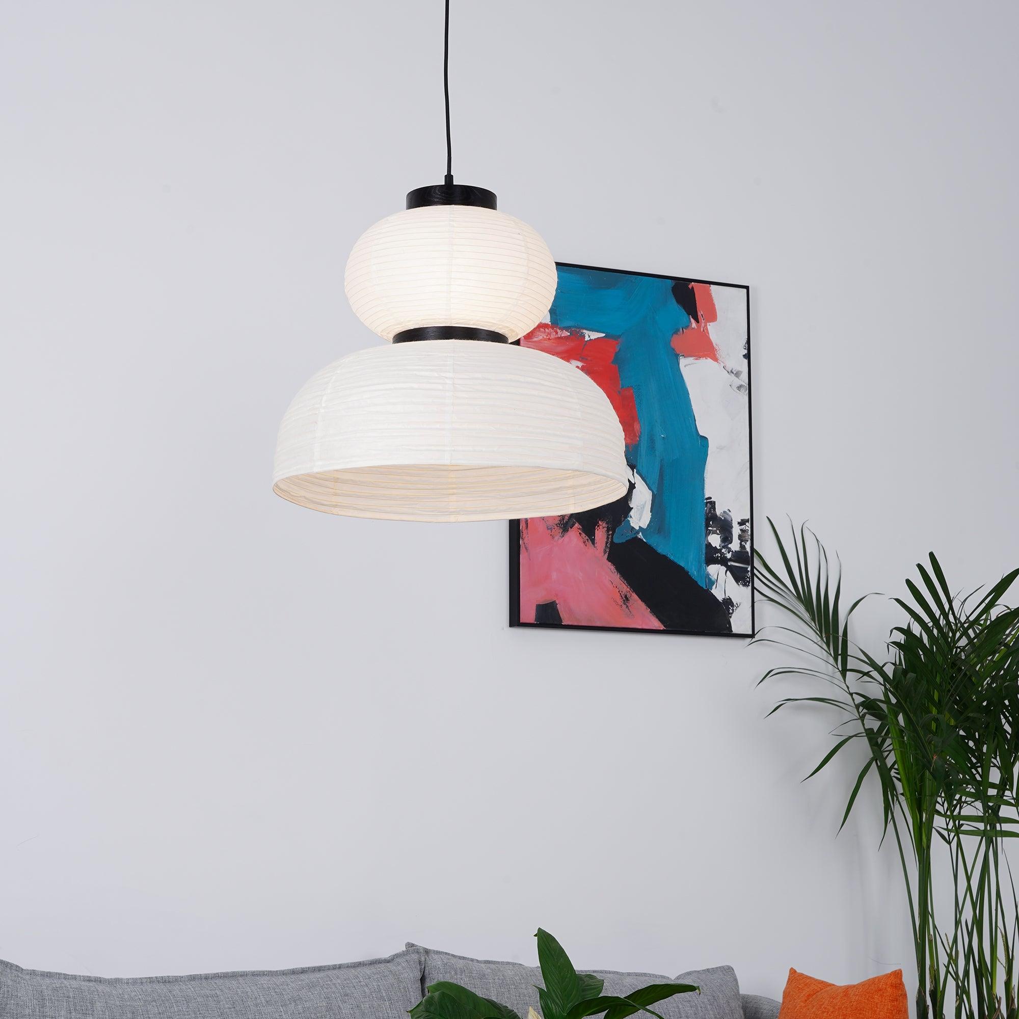 Rice Paper Lantern Pendant Swag Lamp
