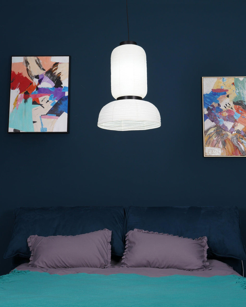 Rice Paper Lantern Pendant Swag Lamp