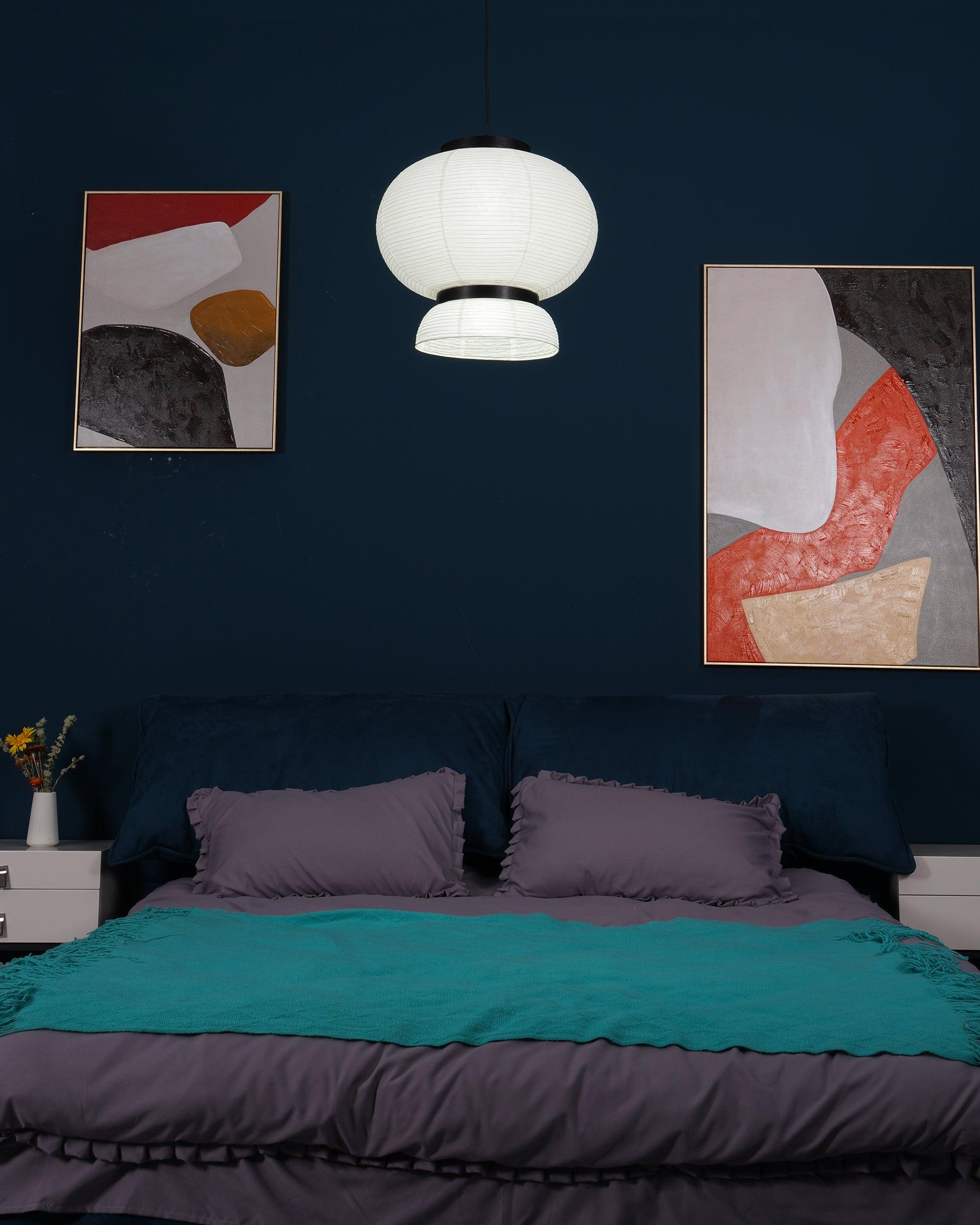 Rice Paper Lantern Pendant Swag Lamp