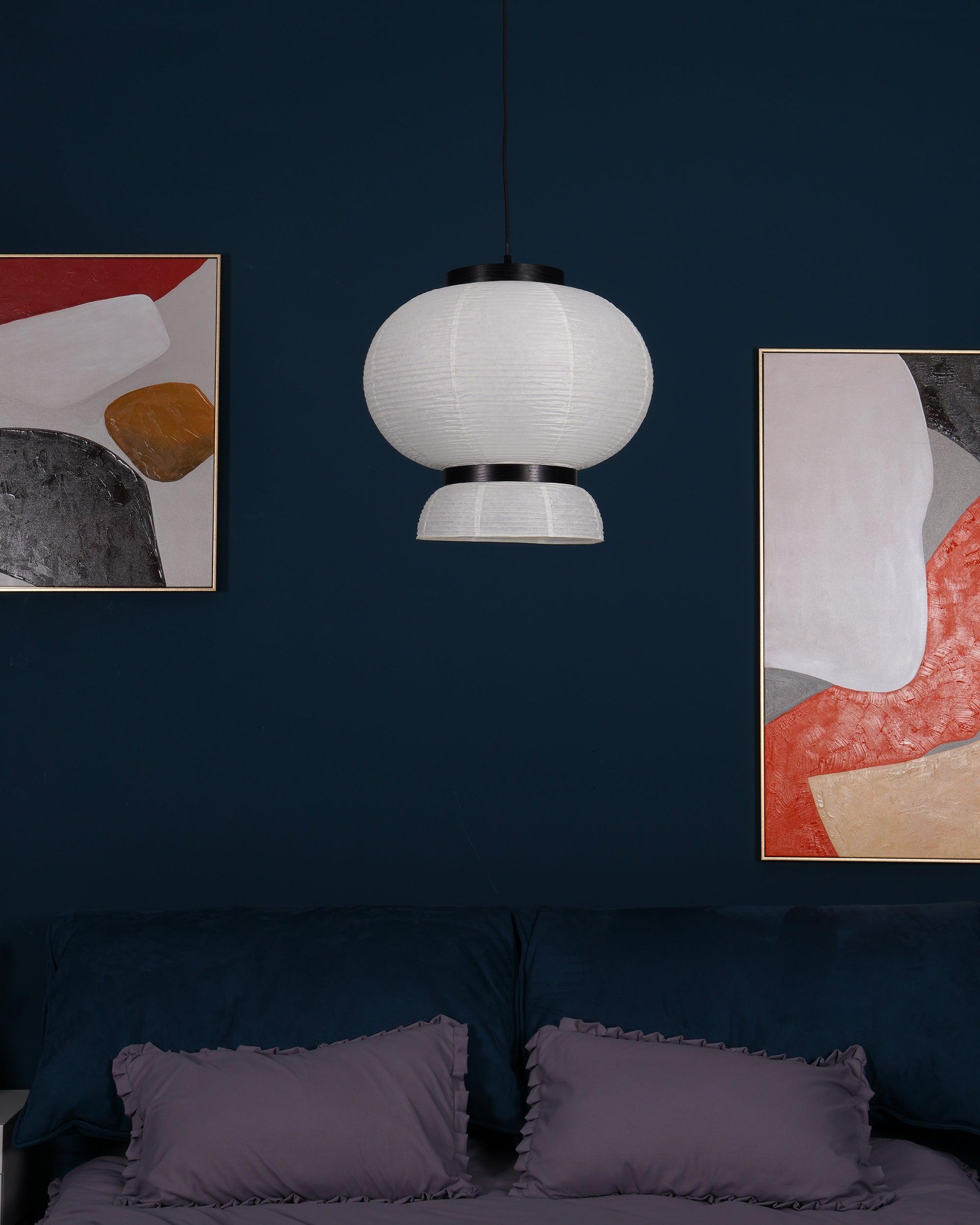 Rice Paper Lantern Pendant Swag Lamp