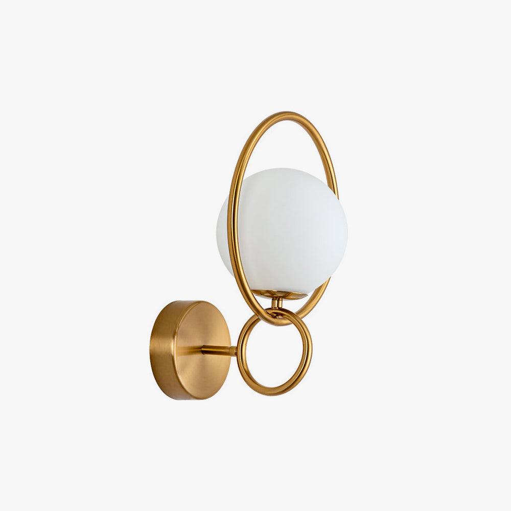 Fort Halo Gold Wall Light - Vakkerlight