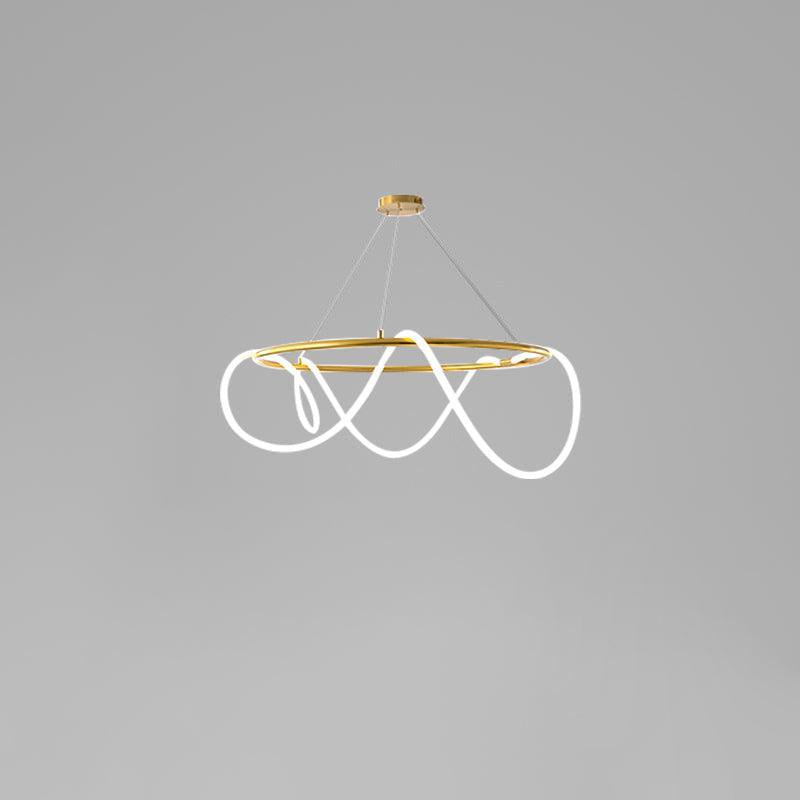 Flexible Linear Curve Chandelier - DEPRIMO