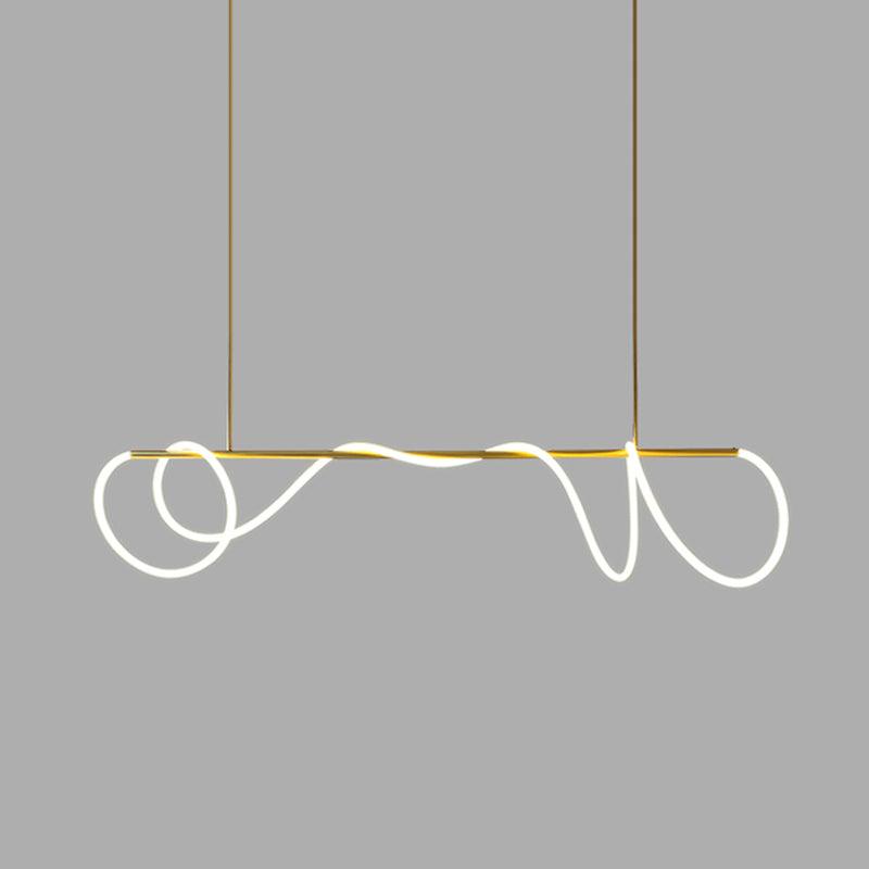 Flexible Linear Curve Chandelier - DEPRIMO