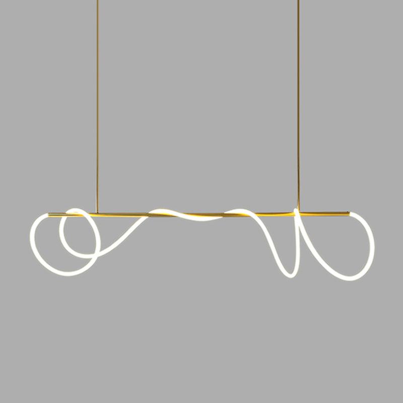 Flexible Linear Curve Chandelier - DEPRIMO