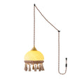 French Tassels Brass Pendant Swag Light - Vakkerlight