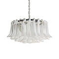 Petals White Murano Chandelier - DEPRIMO