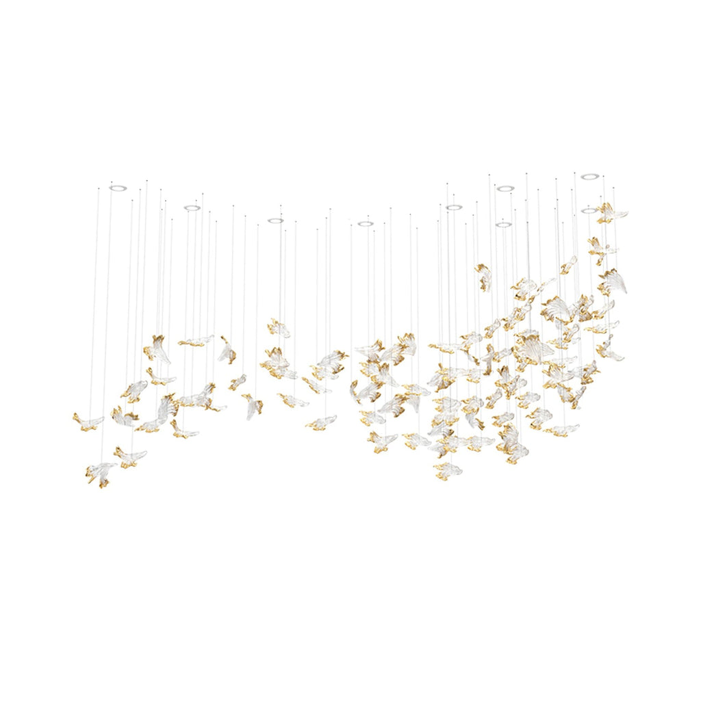 Frosted Petals Frozen Chandelier - Vakkerlight