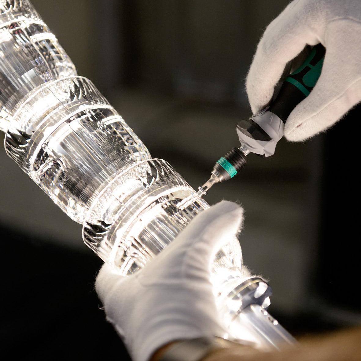 The Gabriel Spiral LED Chandelier | Custom Size & Made-to-Order Lighting for Luxury Residences & Commercial Spaces