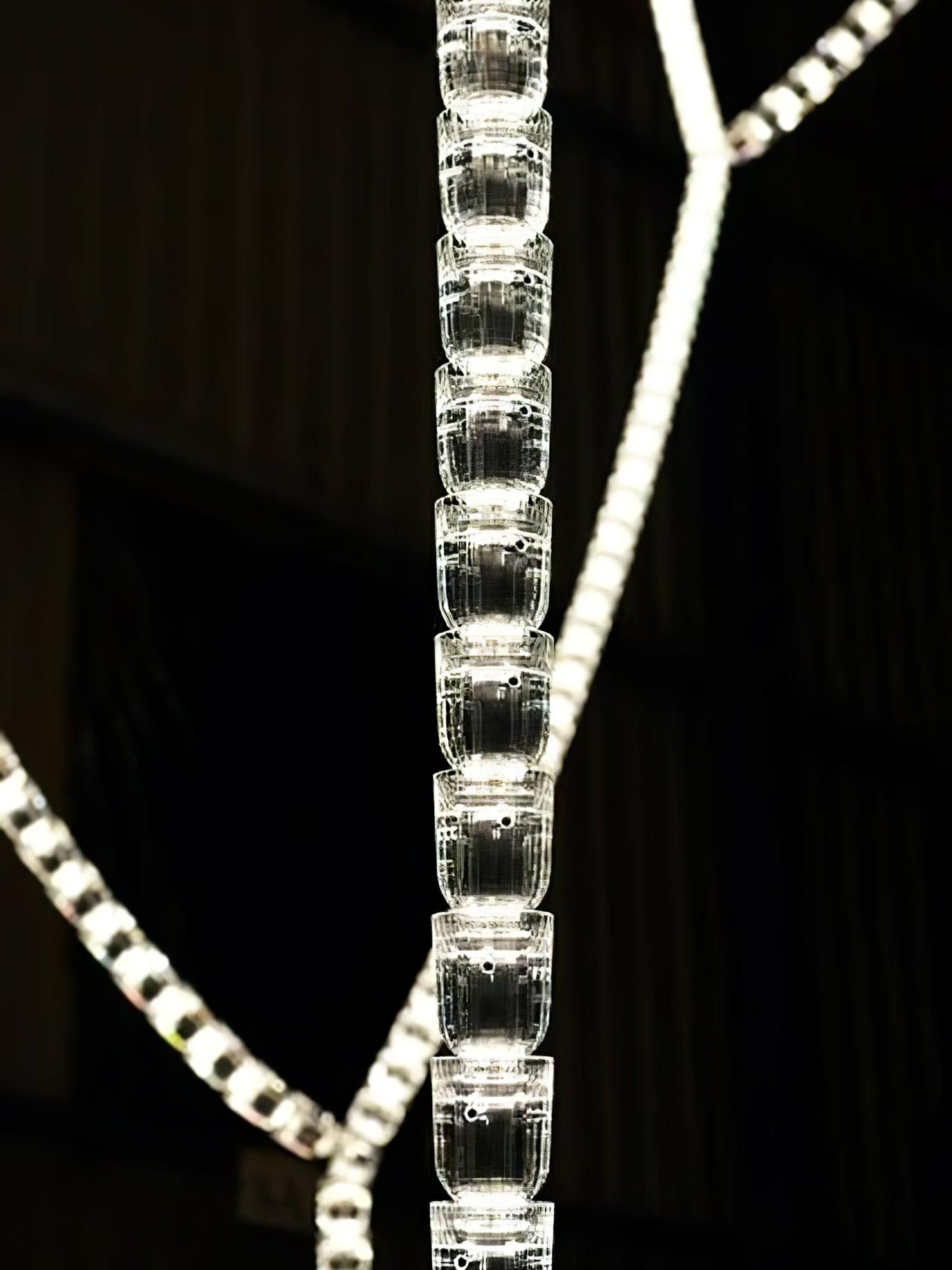 The Gabriel Spiral LED Chandelier | Custom Size & Made-to-Order Lighting for Luxury Residences & Commercial Spaces