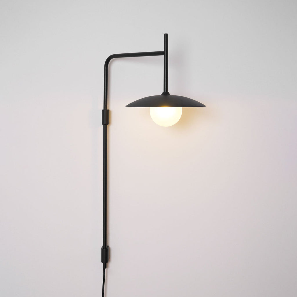Gea Swing Arm Plug - in Wall Lamp - DEPRIMO