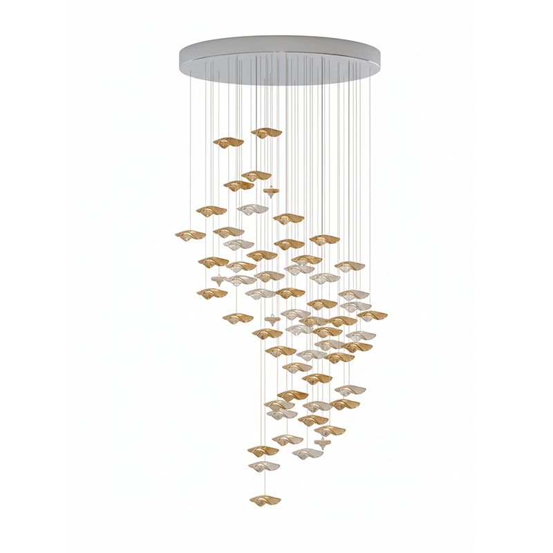 Tidal Art Glass Chandelier - DEPRIMO