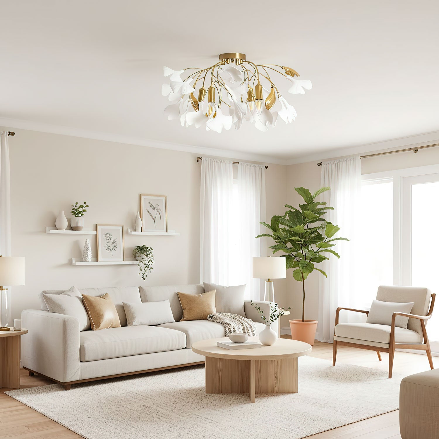 Стельова лампа Gingko