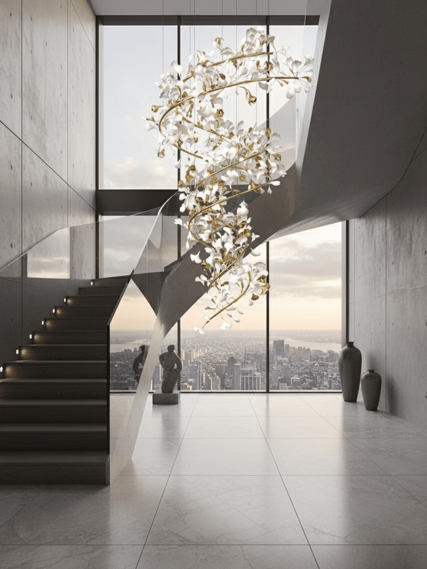 Gingko Chandelier Q