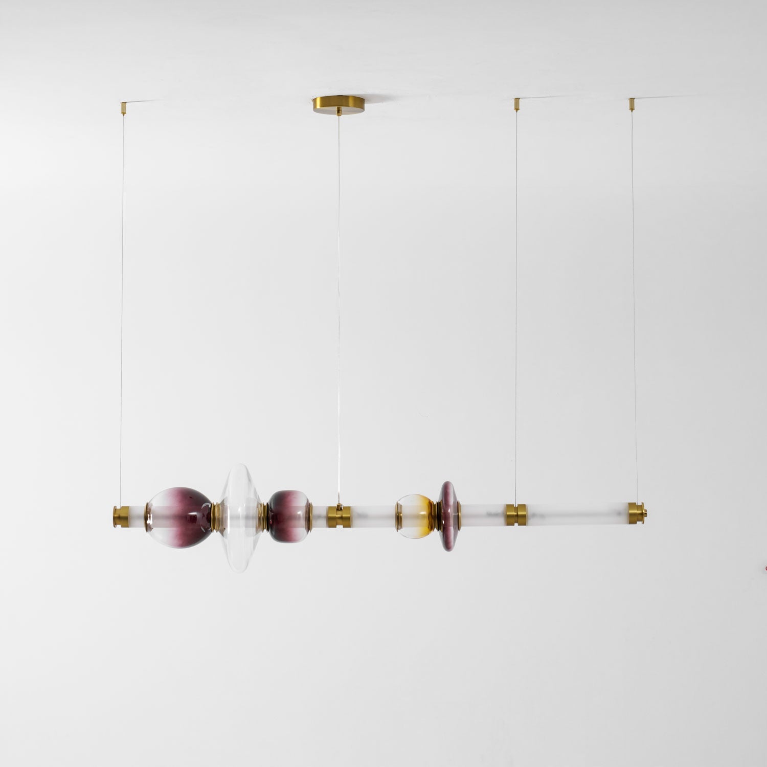 Glass Bead Linear Pendant Light - Vakkerlight