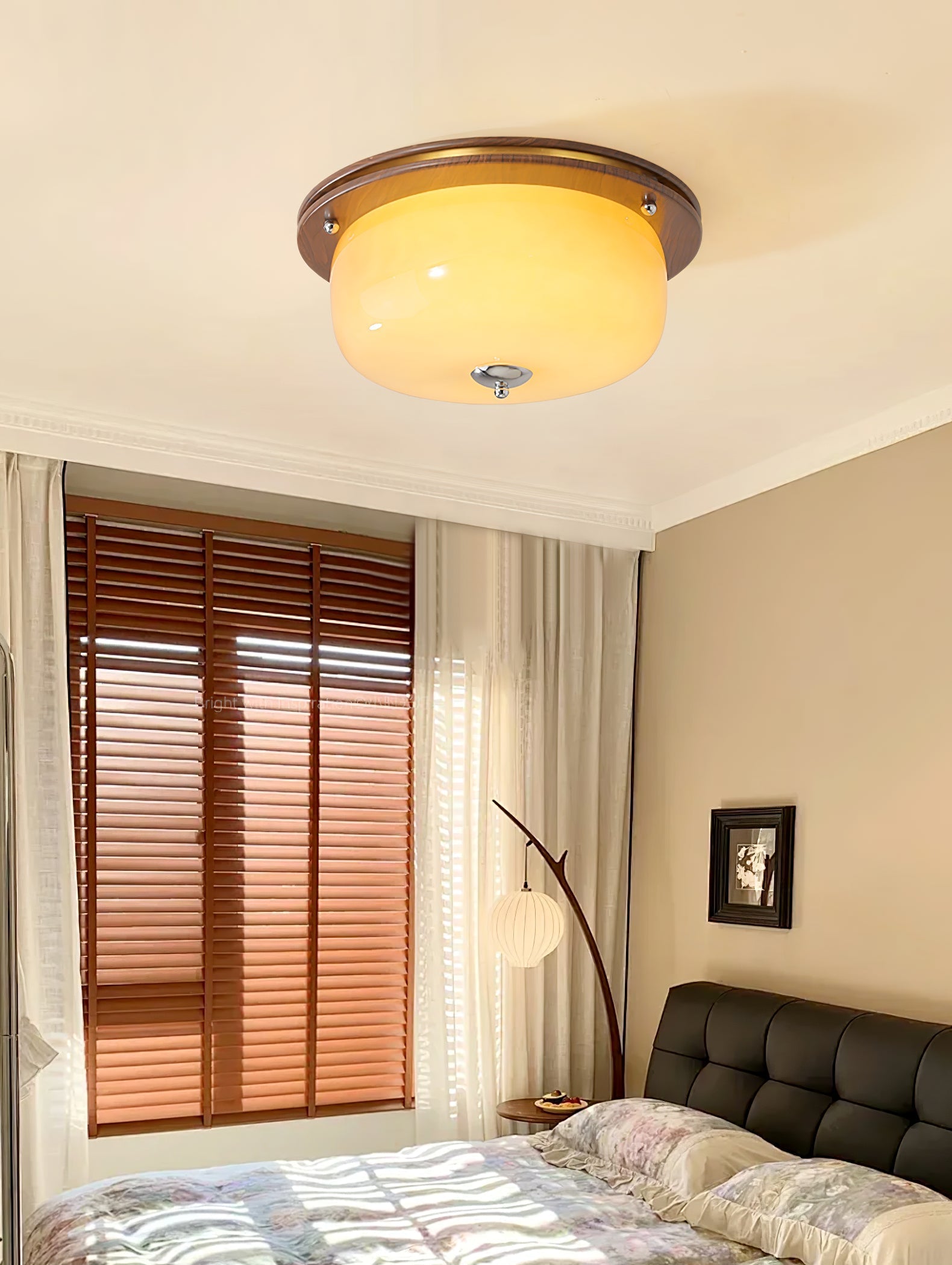 Glass Dome Ceiling Light
